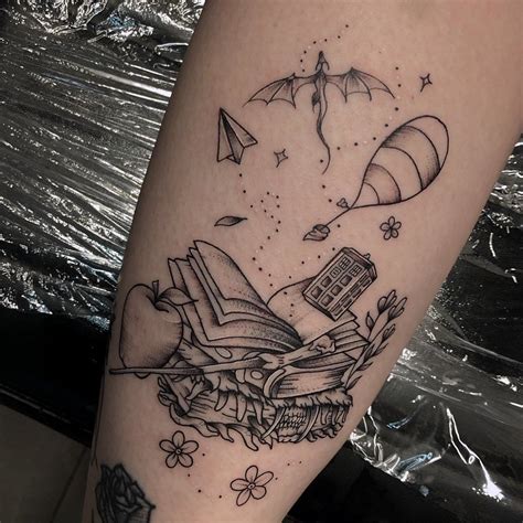 fantasy book tattoo|open book tattoo designs.